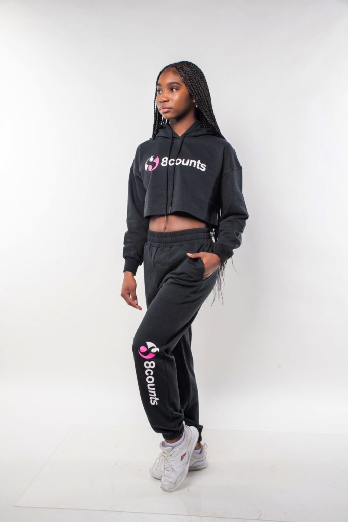 8counts Warm Up Joggers & Crop Top Hoodie